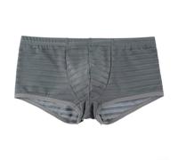 VRTYVEYBB 90% Polyamid Herren Unterwäsche Trunks Stretch Fit | Streifenmuster, Mesh-Belüftung, niedrige Passform, täglicher Komfort, weicher Stoff