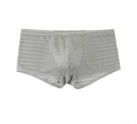 VRTYVEYBB 90% Polyamid Herren Unterwäsche Trunks Stretch Fit | Streifenmuster, Mesh-Belüftung, niedrige Passform, täglicher Komfort, weicher Stoff