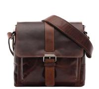 VS SID & VAIN Umhängetasche echt Leder - Messenger Bag Graham - Schultertasche mit Schultergurt - Ledertasche Herren und Damen braun handgefertigt