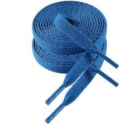 VSUDO Schnürsenkel Blau 60 cm Flach - 8mm Breite Schnürsenkel für Sneaker, Sportschuhe, Kinderschuhe - Sky Blue Shoe Laces, Ersatz Schuhbänder für Damen & Herren (1 Paar-Himmelblau-060cm)