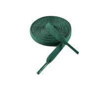 VSUDO Schnürsenkel Dunkel Grün 150 cm Flach - 8mm Breite Schnürsenkel für Sneaker, Sportschuhe, Kinderschuhe - Dark Green Shoelaces, Ersatz Schuhband für Damen & Herren (1 Paar-Dunkelgrün-150cm)