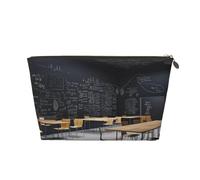 VTCTOASY Make-up-Tasche für Damen, Reise-Kosmetiktasche, großes Fassungsvermögen, tragbare Make-up-Organizer-Tasche, PU-Leder, wasserdicht, Kulturbeutel, niedlich, ästhetischer Reißverschluss,