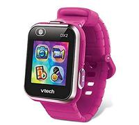 VTech KidiZoom SmartWatch DX2 Himbeerrosa, Digitaluhr für Kinder, Foto & Selfie, vertikaler Touchscreen, High-Tech-Spielzeug, Geschenk für 5-13 Jährige