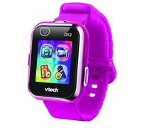 VTech Kidizoom Smartwatch DX2 Magenta, interaktive Uhr für Kinder mit Dual-Kamera, Farbdisplay, Smartwatch mit Bewegungssensor, stoßfest, italienische Sprache, 3-12 Jahre