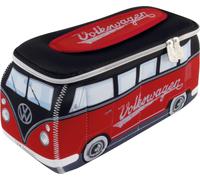 VW Collection T1 Bulli Neopren Universaltasche 4,5 Liter Schwarz rot/schwarz/weiß rot/schwarz/weiß
