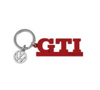 VW GTI - Schlüsselanhänger mit VW Logo Charm Since 1976 / rot