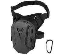 Vylyciy Beintasche Motorrad für Herren Damen, Oberschenkeltasche mit 2 Karabinern, Sport Beintasche, Motorrad Gürteltasche Wasserdicht für Laufen, Radfahren, Motorradfahren, Angeln