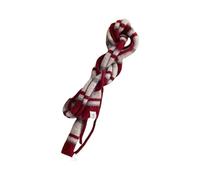 Vynetra Gestreifter Strickschal für Damen, Halstuch, Hängetasche, Griff, langer Gürtel, Choker, Foto-Requisiten, Strickschal für Frauen, rot, Einheitsgröße