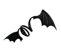 Vynetra Modische Statement-Punk-Choker, Fledermausflügel-Halskette mit feinen Details, Schmuckzubehör, tragbar für geheimnisvolle Looks, Party-Schmuck-Halskette, Einheitsgröße, Wie beschrieben, Wie