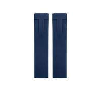 VYSLZ Sport-Uhrenarmbänder aus weichem Silikon für Tissot-Armband T048.417 Uhrenarmband T-Race T-Sports-Uhrenarmbänder Armband Wasserdicht Weichgummi 21 mm 20 mm(Blue No buckle,21MM)