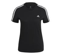 adidas Essentials 3-Streifen T-Shirt Damen black/white XL