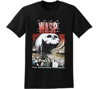 W.A.S.P. The Headless Children'89 Wasp T-Shirt Unisex Mens Fashion Shirt Cotton Tee Shirts Short Sleeve Black L
