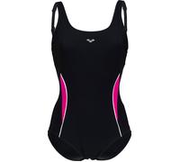 W ALISSA U BACK ONE PIECE LOW BLACK-ROSE VIOLET-WH 40 BLACK-ROSE VIOLET-WH