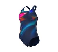 W ARENA PRINT SWIMSUIT CONTROL PRO LOWLB NAVY-GREY 44 Damen