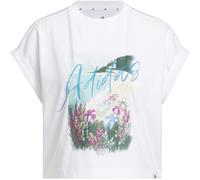 ADIDAS Damen Shirt SUMMER ROMANCE GRAPHIC (KB2462) M WHITE