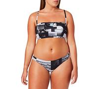 W Icons Team Stripe Bandeau Allover Two Pieces
