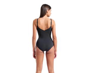 W JEWEL ONE PIECE LOW C CUP R NIGHT GREY-BRIGHT BLUE 48