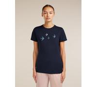 W Mer 150 Tech Lite SS Tee Bird Transit MIDNIGHT NAVY XS Damen