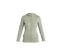 Icebreaker - Women's Merino 260 Quantum IV L/S Zip Hoodie - Merinohoodie, Gr. L, grau (Lichen)