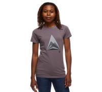 W Mountain Transparency Tee, Damen - Black Diamond Rosewood Large