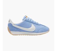 Sneaker NIKE SPORTSWEAR "Pacific", Damen, Gr. 38,5, hydrogen blau, weiß, gum gelb, Leder, Textil, Schuhe Sneaker (38176403-38,5) hydrogen blau, weiß, gum gelb