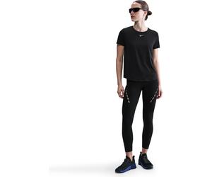 W NK ONE CLASSIC DF SS TOP WT BLACK/WHITE M