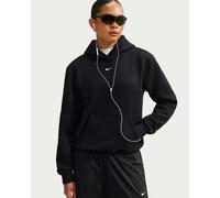 NIKE Studio Fleece Hoodie Damen 001 - total black/sail XL