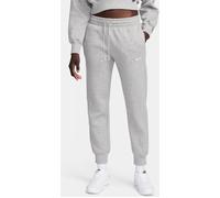Nike W Nsw Phnx Fleece Mr Pant Std Damen / DK GREY HEATHER/SAIL /