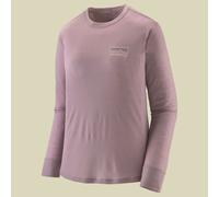 W’s L/S Cap Cool Merino Blend Graphic Shirt S lila - fitz roy strata-quiet violet