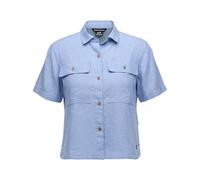 W Scenic Route Ss Shirt - Leichtes Damen-Hemd aus Hanf und Tencel - Black Diamond 9740-Cr lue-Glacier M