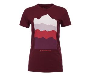 W Ss Vista Tee - Black Diamond Atmosphere Large