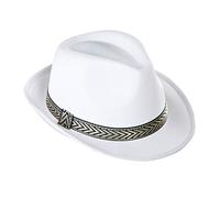 W WIDMANN MILANO Party Fashion 0409L - Fedora Panama Hut, Kopfbedeckung, Accessoire, Karneval, Mottoparty