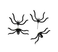 W WIDMANN MILANO Party Fashion 12460 - Ohrringe Spinne durch das Ohr, Schmuck, Halloween, Karneval, Mottoparty