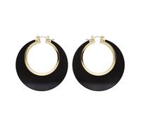 W WIDMANN MILANO Party Fashion - Disco Ohrringe Damen, 70er Jahre Creolen, Schmuck Accessoire für Party und Karneval