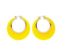 W WIDMANN MILANO Party Fashion - Disco Ohrringe Damen, 70er Jahre Creolen, Schmuck Accessoire für Party und Karneval