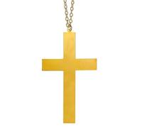 W WIDMANN MILANO Party Fashion - Kreuzkette, gold, Halskette, Schmuck, Nonne, Pfarrer, Papst, Mönch, Bischof