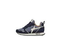 w6yz Sneakers aus technischem Gewebe und Veloursleder, Marineblau 35