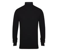 W727 Henbury Herren Rollkragenpullover Black M
