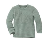 WABENSTRICK-Pullover Kinder-Sommer-Pullover | 100% Bio-Merinowolle | Frühjahr Sommer Herbst | Baby Kleinkind Kind Unisex | Made in Germany | GOTS IVN Zertifiziert | Jade Gr. 98-104