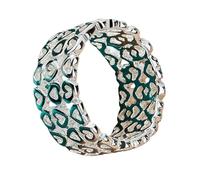 WACEH Jewelry Sterling Hollow Heart 7-10# Ring für Frauen, Hochzeits-Charm, Modeschmuck für Sie Necklaces Earrings