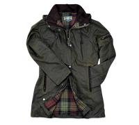 ROMNEYS Wachsjacke New Ashdown für Damen - Grün - XS oliv XS