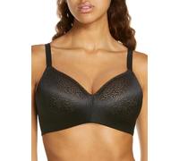 Wacoal Damen Back Appeal Wirefree Bra T-Shirt-BH, Undurchsichtige, Schwarz, 90C