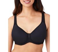 Wacoal Damen Basic Beauty 853192 T-Shirt Bügel, Leicht Wattiert BH, Undurchsichtige, Schwarz, 90G