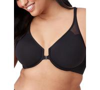 Wacoal Damen-BH mit T-Rücken und Frontverschluss, schwarz, 80D