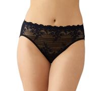Wacoal Damen Embrace Lace Full Coverage Hi-Cut Slip 841191, Schwarz/Nachthimmel, M