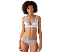 Wacoal Damen Embrace Lace Wire Free Convertible Bra BH, Undurchsichtige, Pastell Pergament/Blau Multi, 85