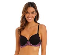 Wacoal Damen Embrace Spitzen-T-Shirt BH, Undurchsichtige, Schwarz/Berry Multi, 80E