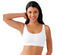 Wacoal Damen Feeling Flexible Seamless Full Busted Bralette BH, Weiss/opulenter Garten, Medium