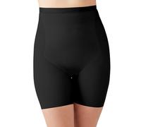 Wacoal Damen gerade Form Offenbarung hohe Taille Oberschenkel Shaper, Schwarz, Medium
