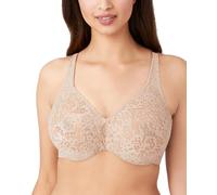 Wacoal Damen Halo Lace Full Coverage Bügel Geformter BH, Undurchsichtige, Toast, 85E